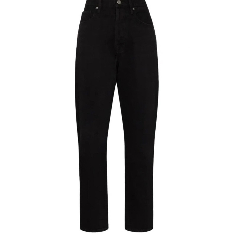 $199 FRAME Le Original Black Jeans Noir Straight Leg Women's Size 27 NWT
